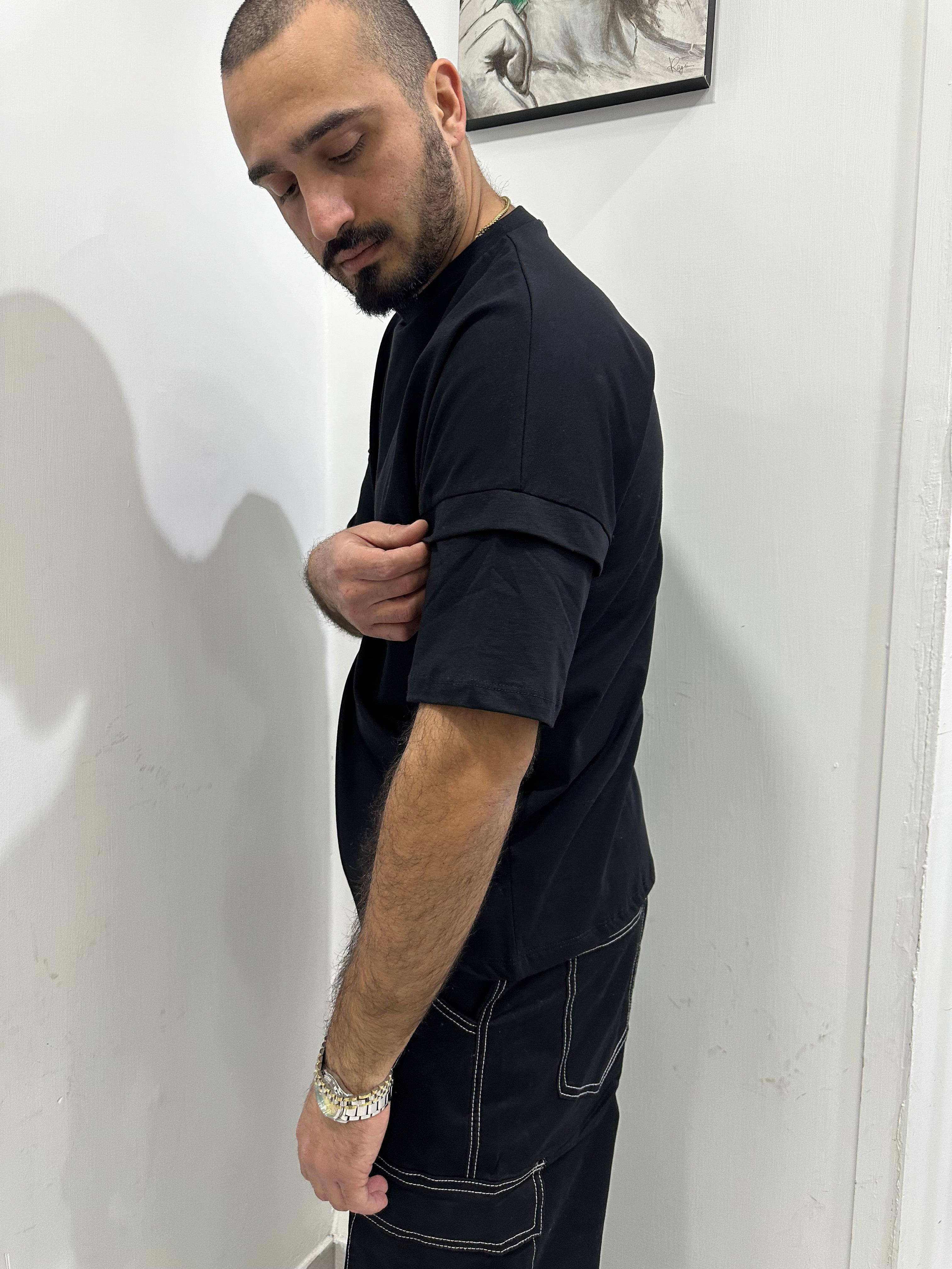 T-shirt doppia manica
