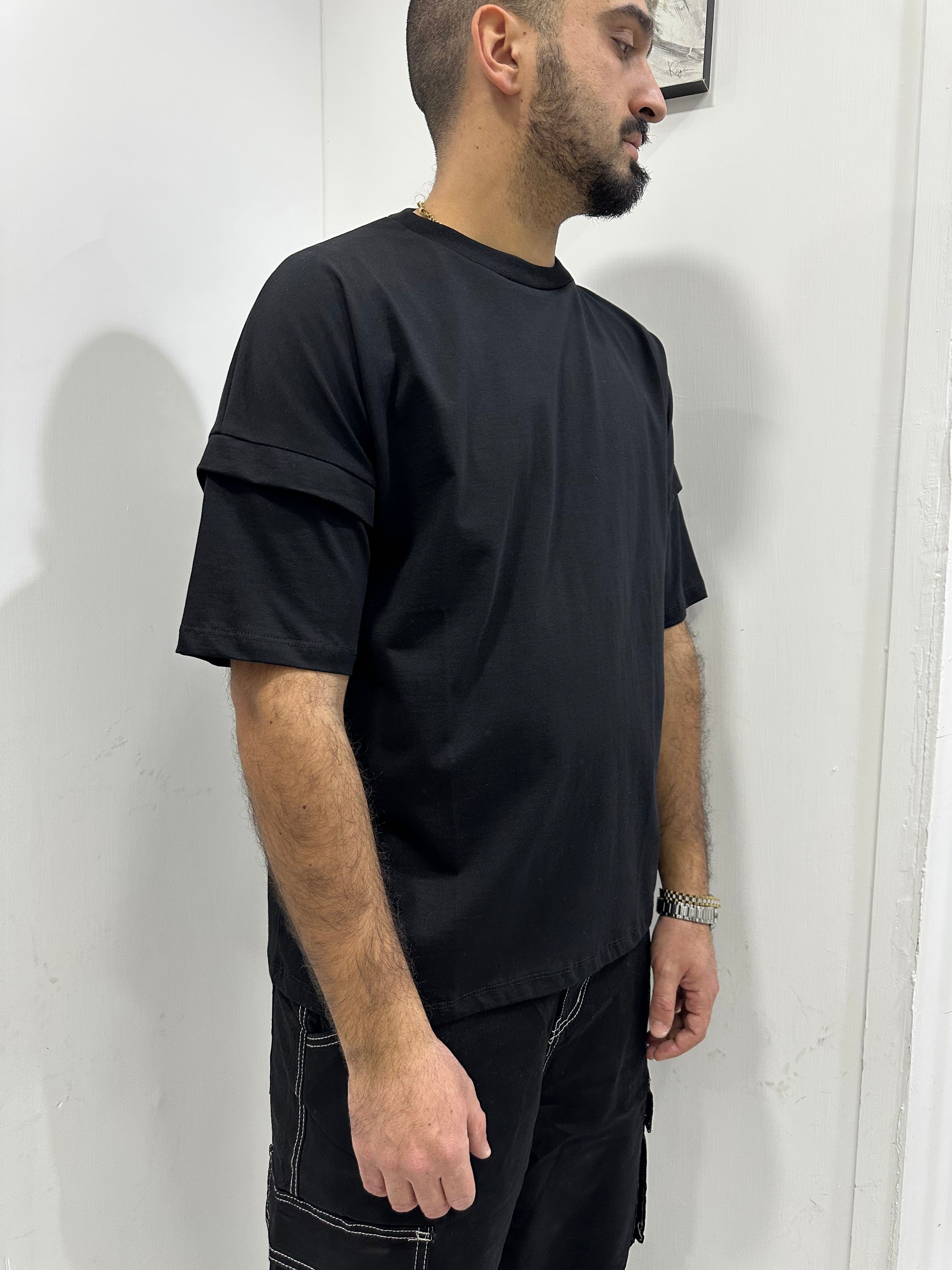 T-shirt doppia manica