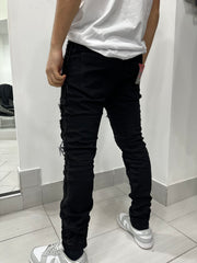 Jeans skinny strappato
