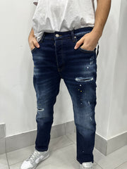 Jeans con pittura