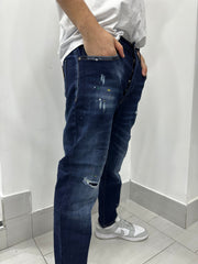 Jeans con pittura